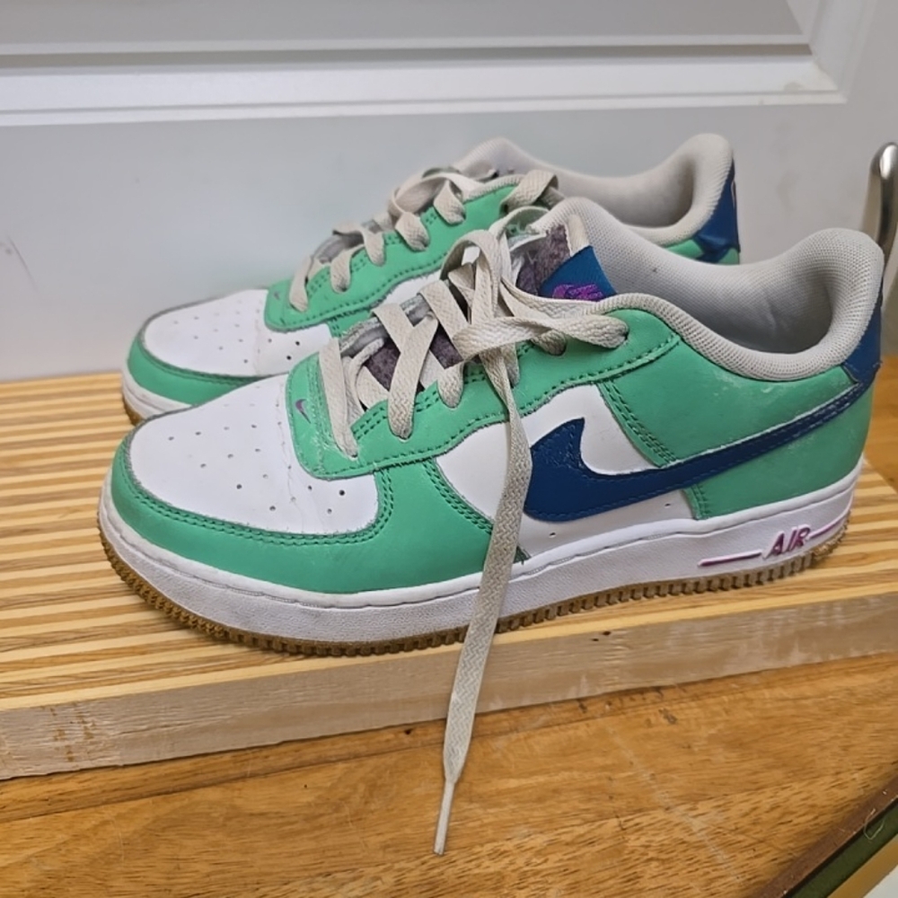 Nike Green and Blue Women's Sneakers
